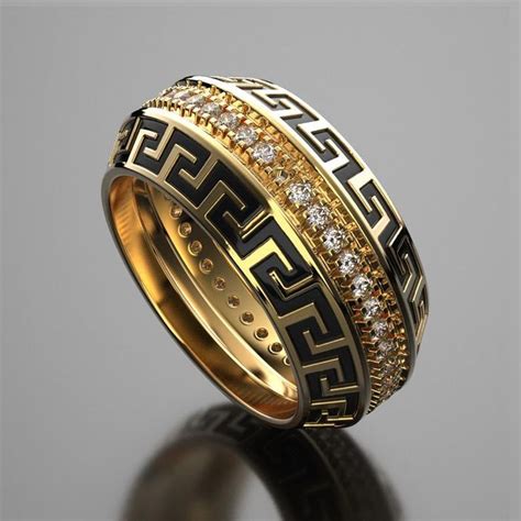 versace mens chian|Versace men's wedding rings.